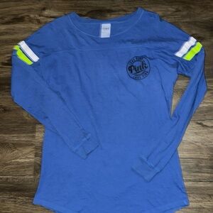 Women’s open back long sleeve vs pink tee